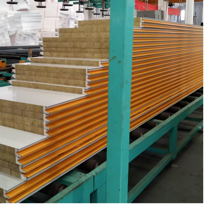 必承建材帶您了解聚氨酯封邊巖棉夾芯板的細節